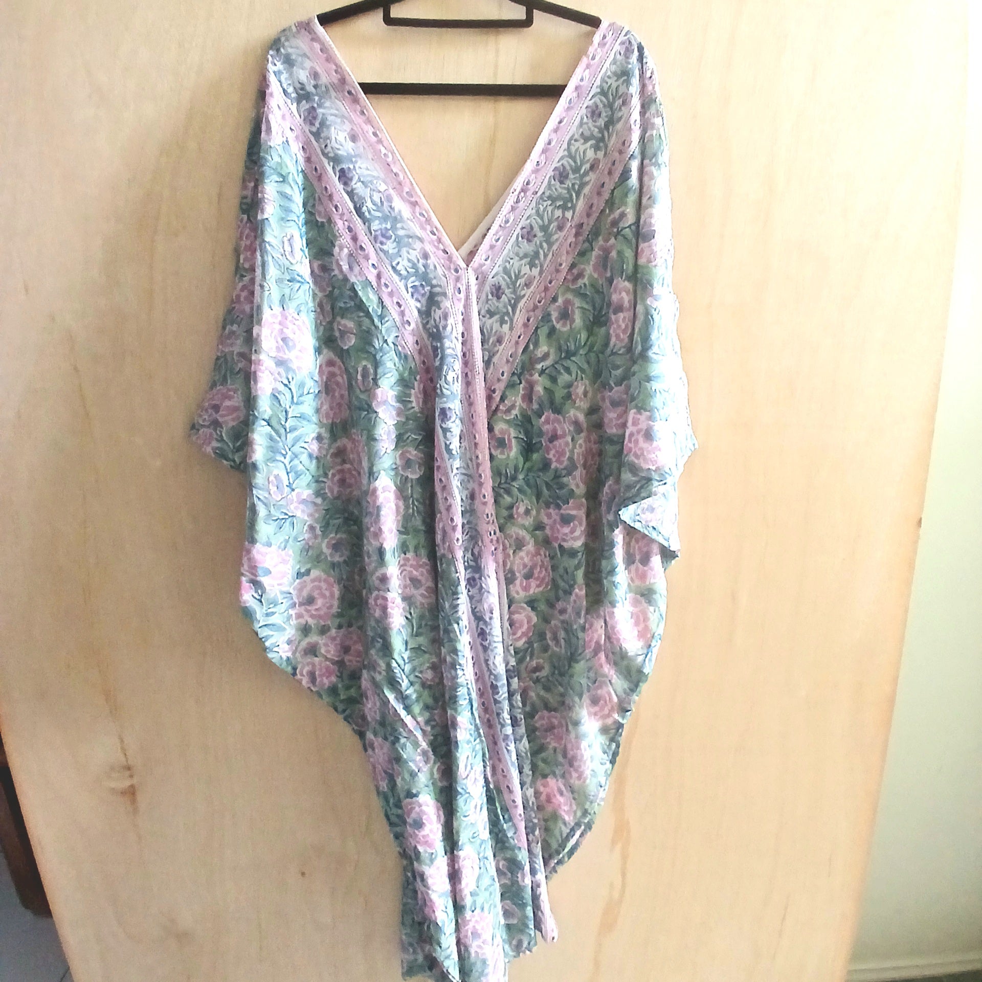 PRE-ORDER Long Cotton Poncho 67211