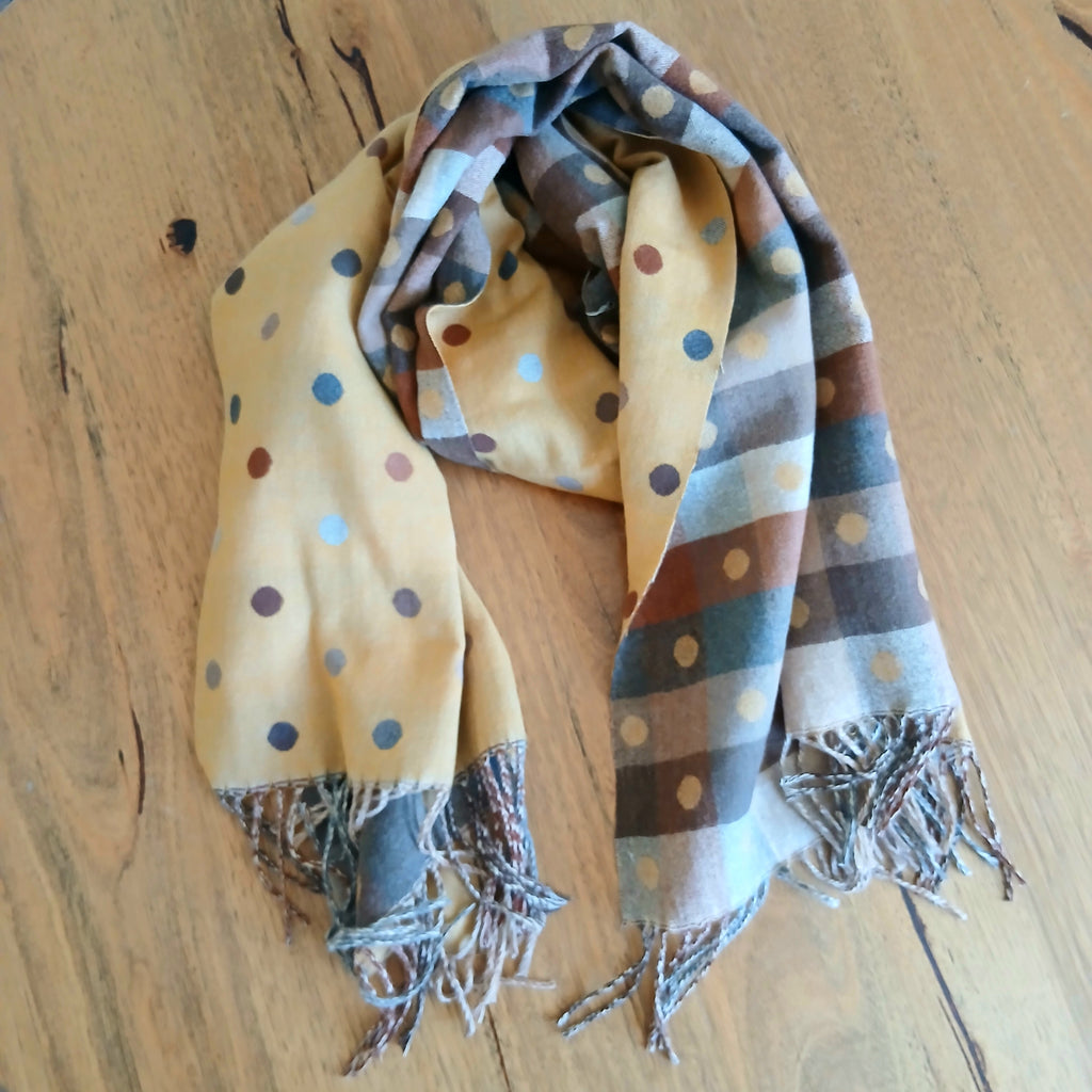 Pre-Order 2 Sides Printed Winter Scarf PJS0029