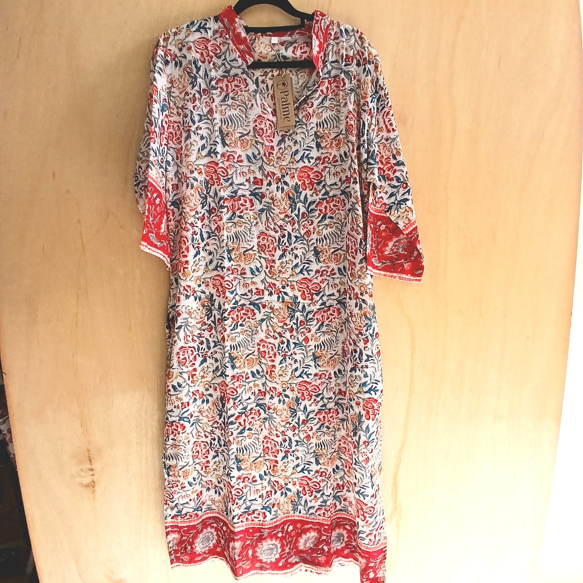 PRE-ORDER Long Printed Cotton Tunic 67207