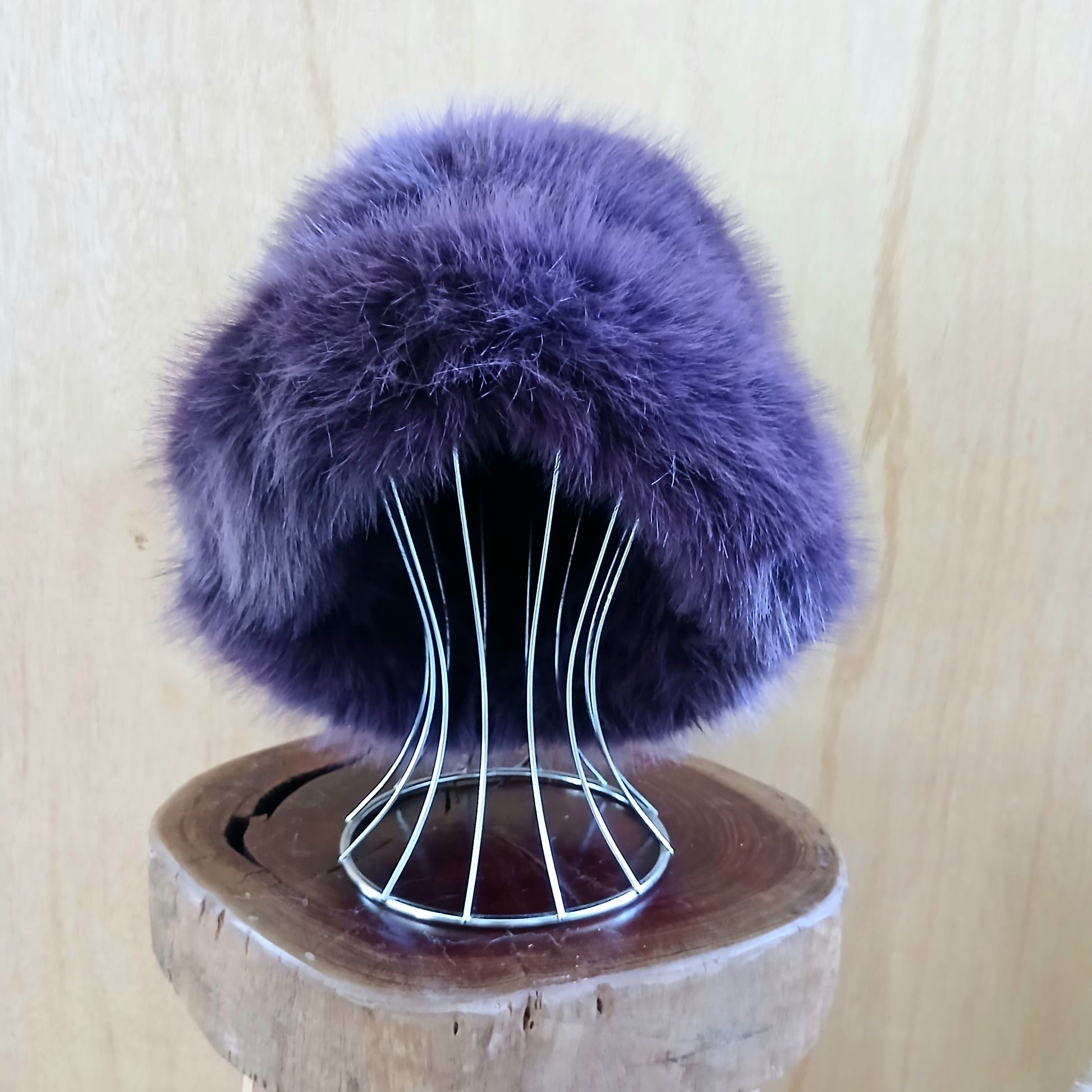 Pre-Order Extra Fluffy Faux Fur Bucket Hat Plain 7549