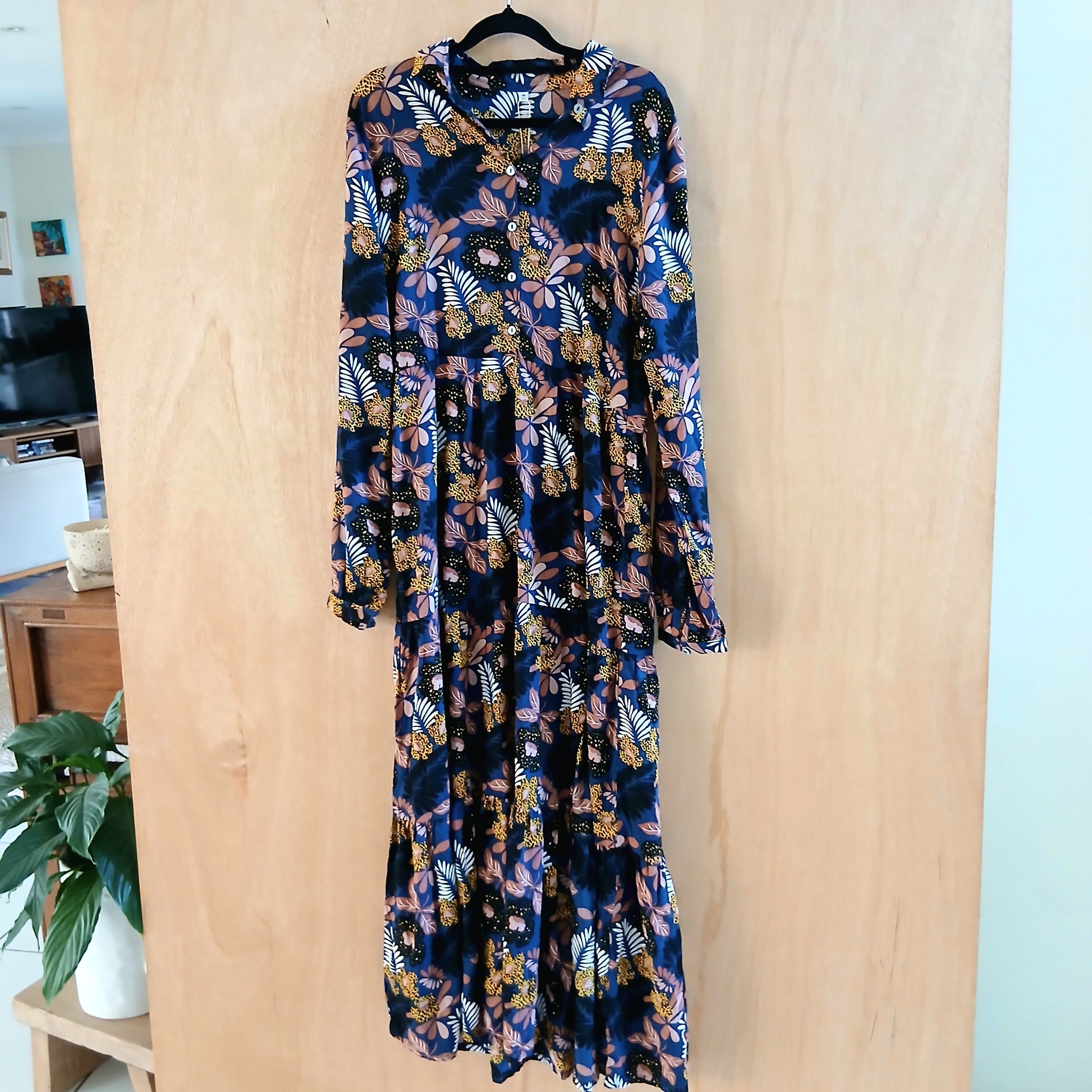 Viscose Long Dress 61029