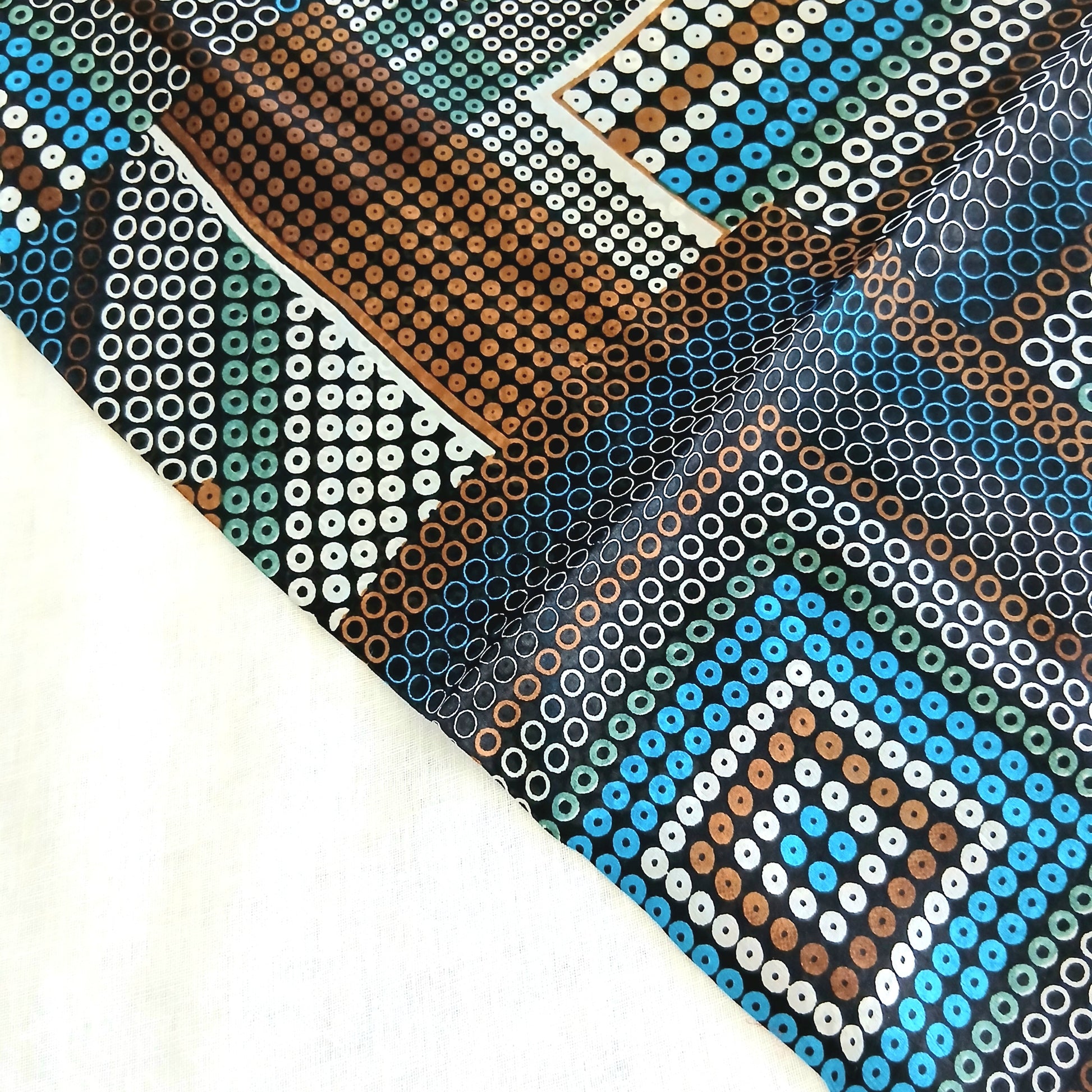 Silk Scarf - Brown ZS-1016/L