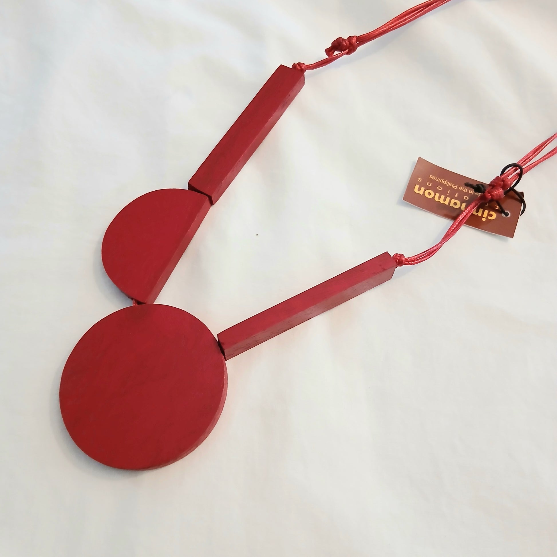 PRE-ORDER Artistic Resin Shapes Necklace Solid Colour 36211