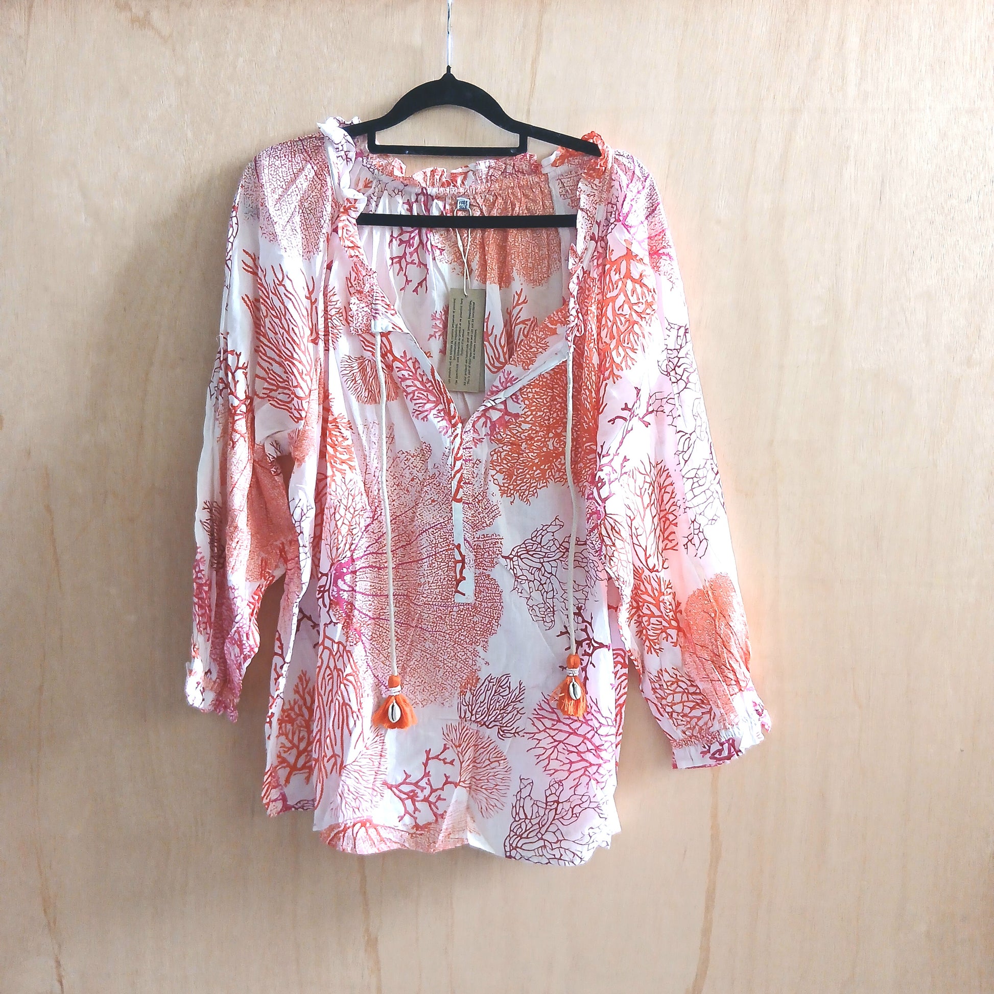 PRE-ORDER Cotton Blouse Shirt 64400
