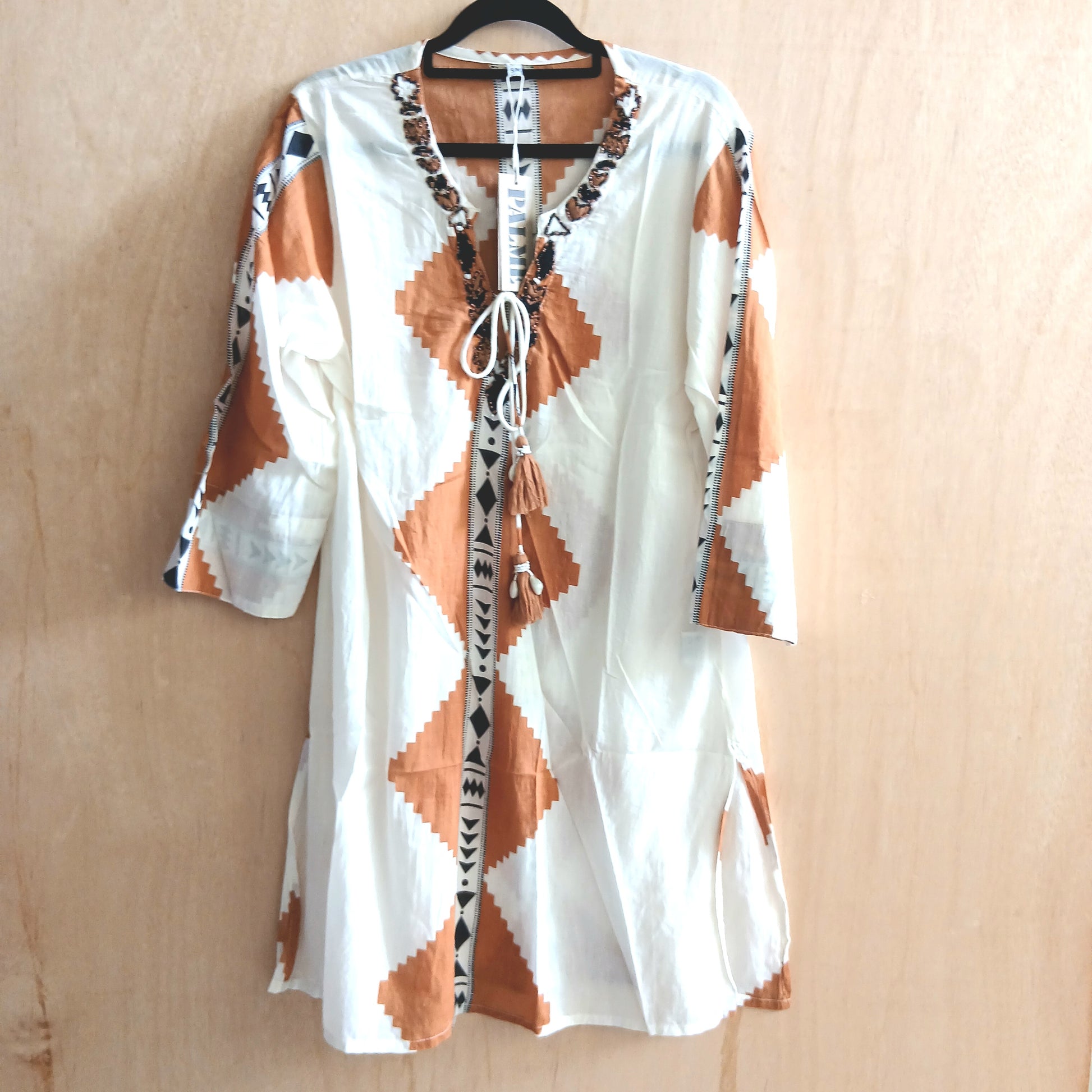 PRE-ORDER V-Neck Cotton Tunic 67036