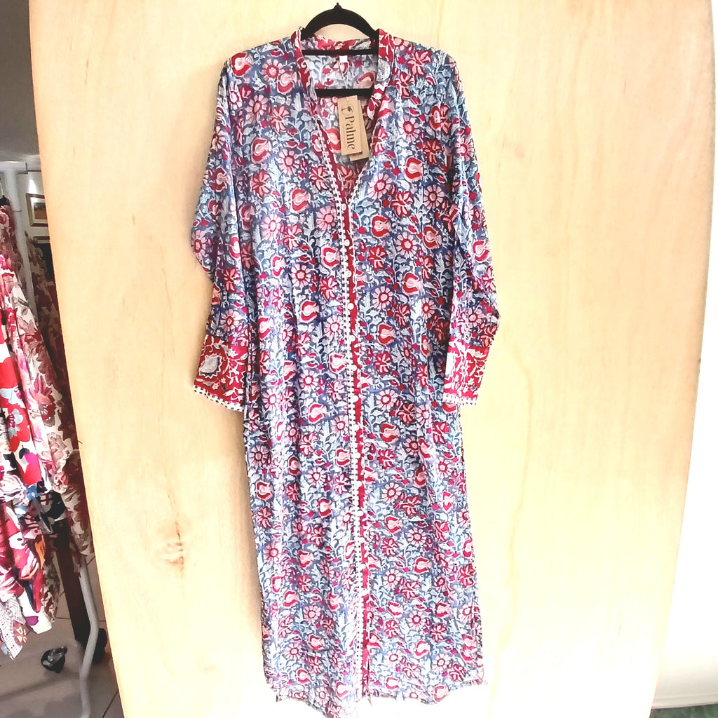 Long Printed Open Tunic 67208
