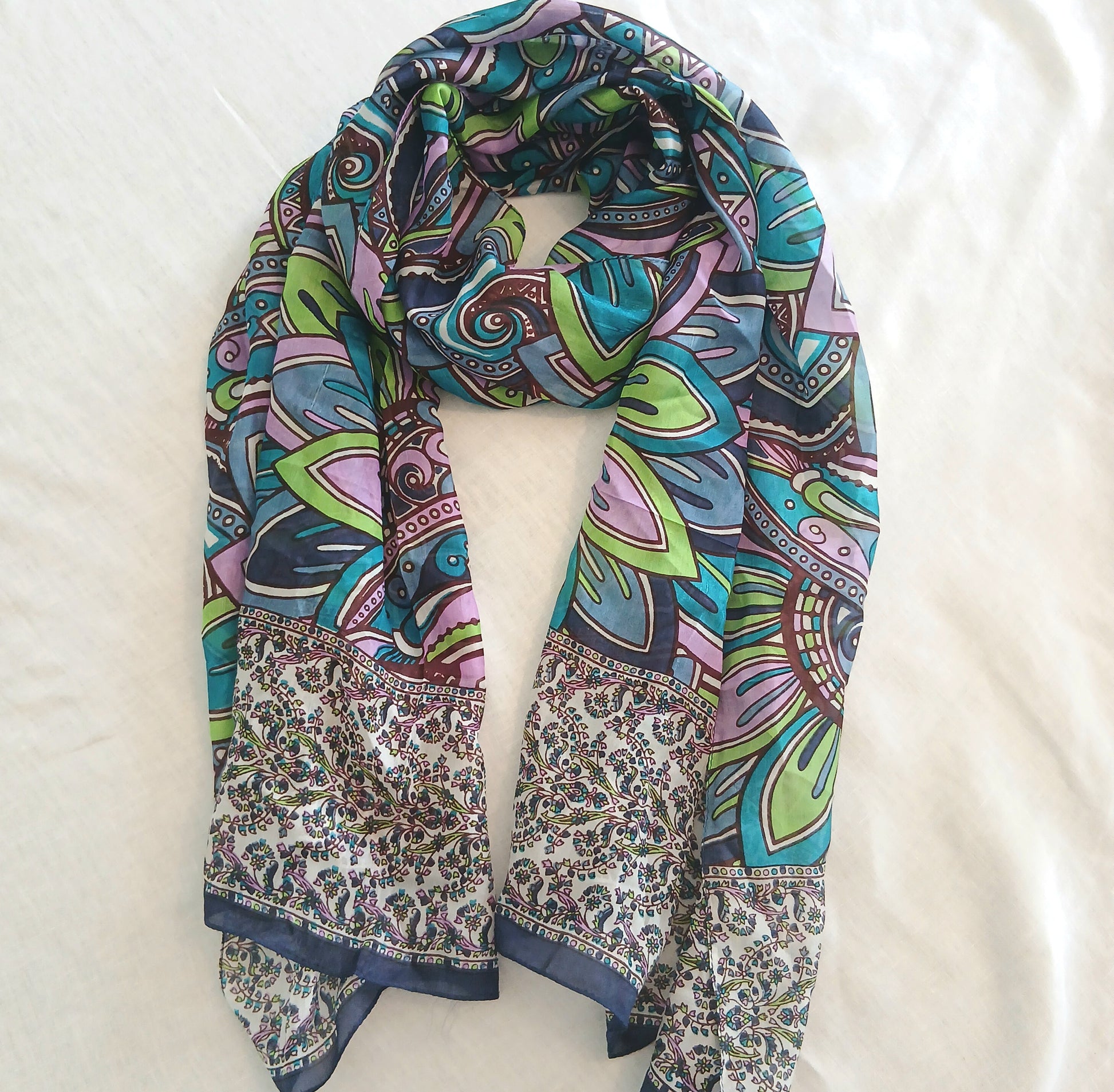 Silk Scarf - ZS 1008-10/L