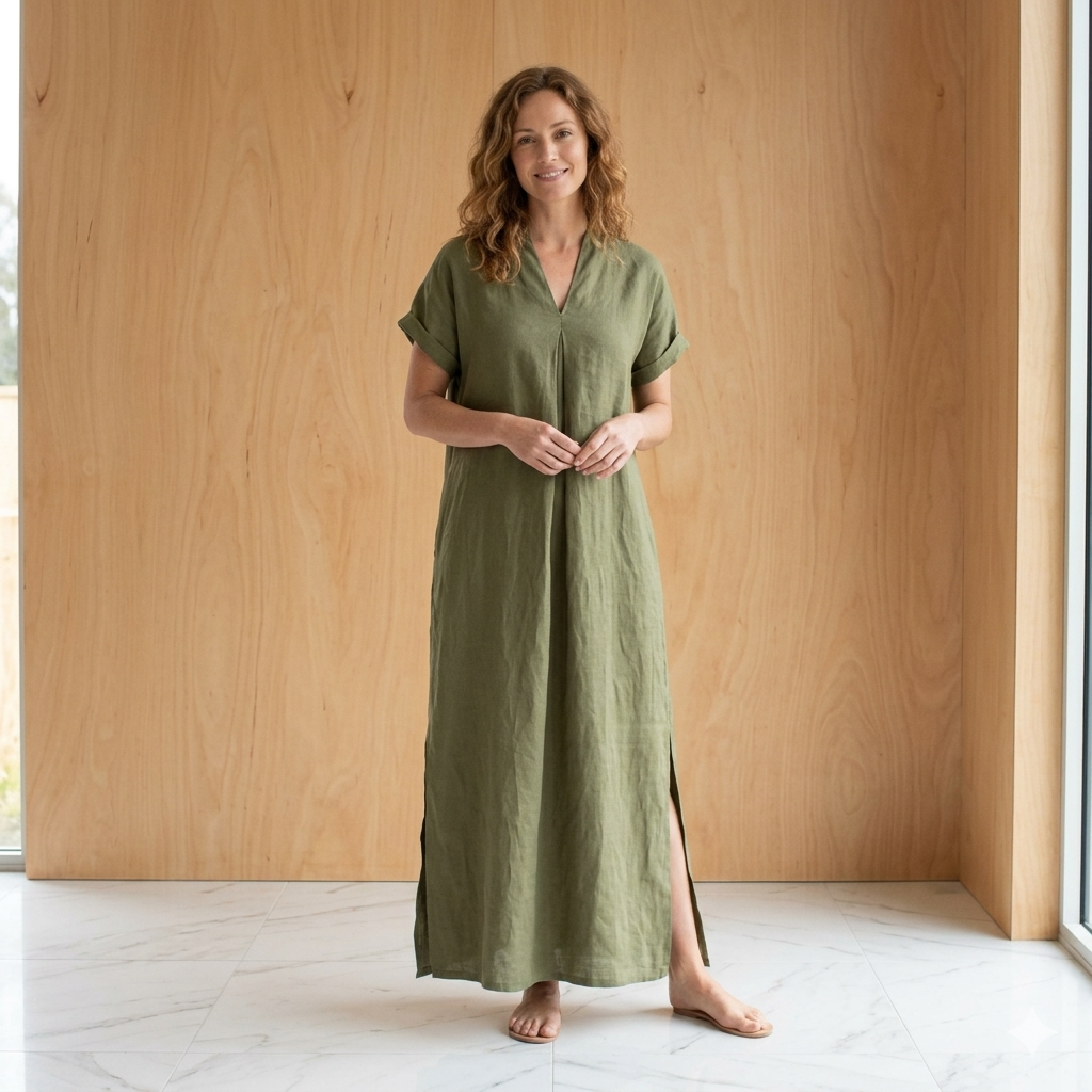 PRE-ORDER Soft Plain Breathable Dress LZ2836