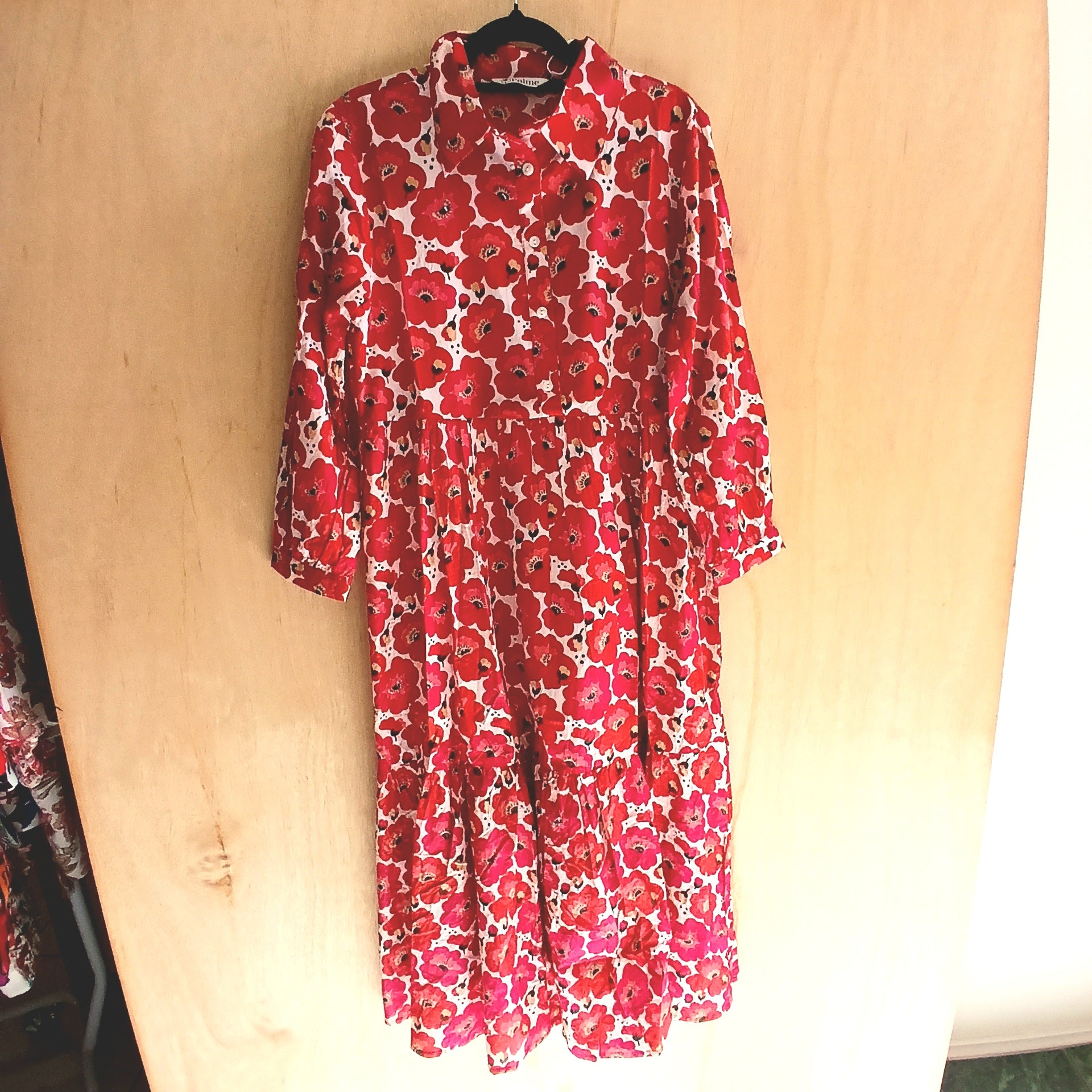 PRE-ORDER Mid Length 2 Layer Cotton Dress 67150