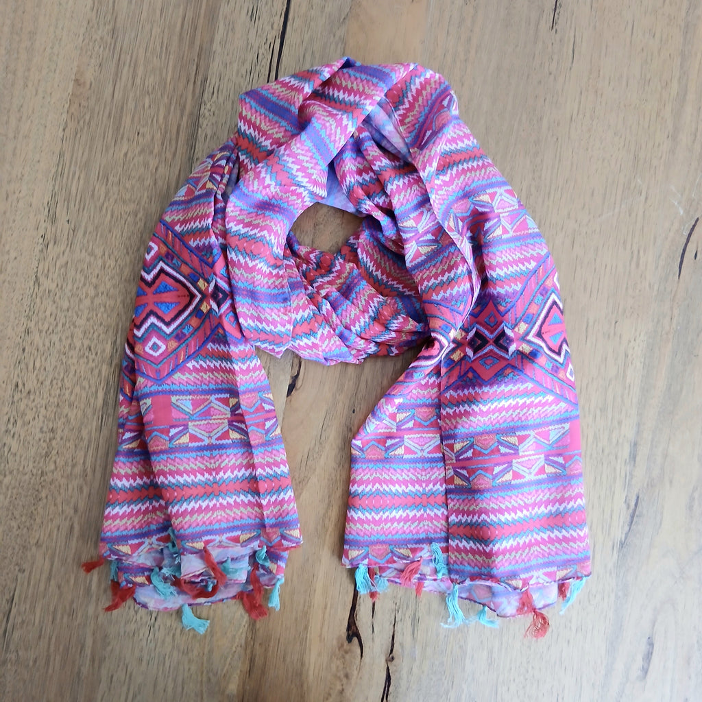 Polyester Aztec Scarf -SP15-133