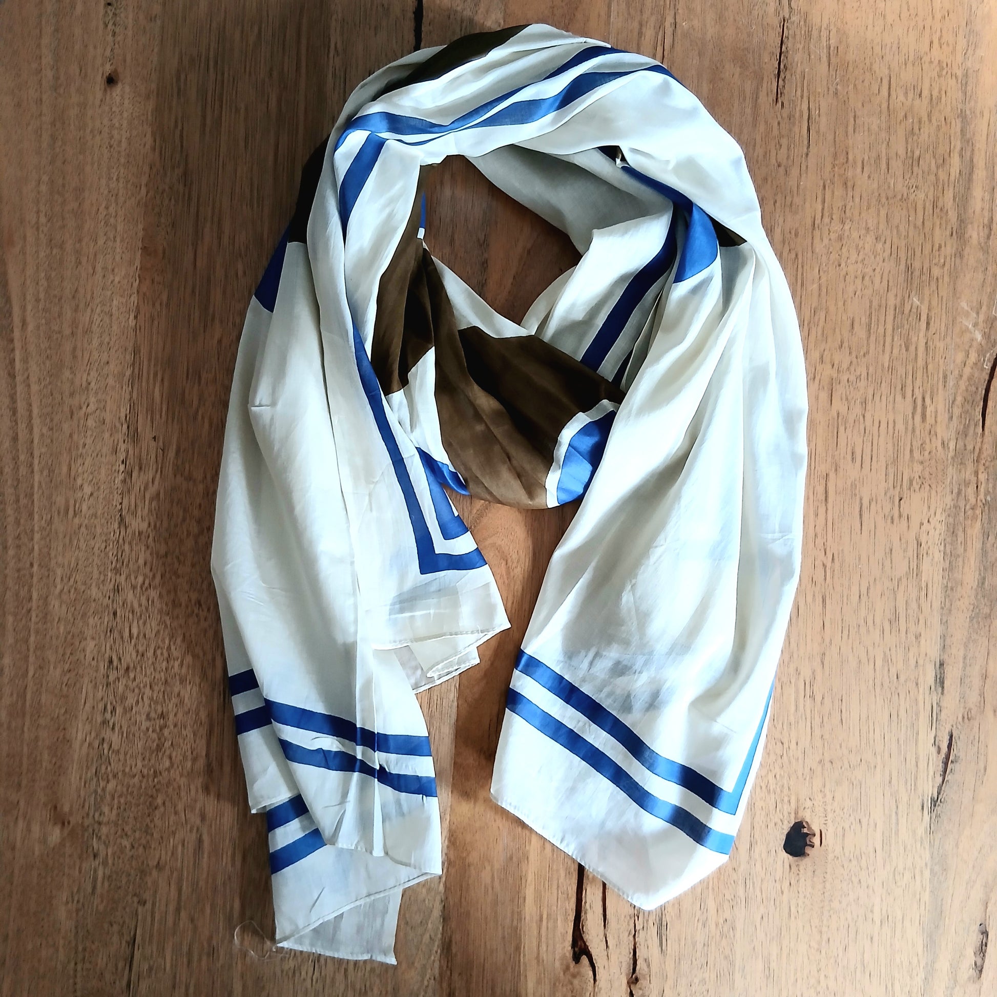 PRE-ORDER Geometric Cotton Scarf 67041