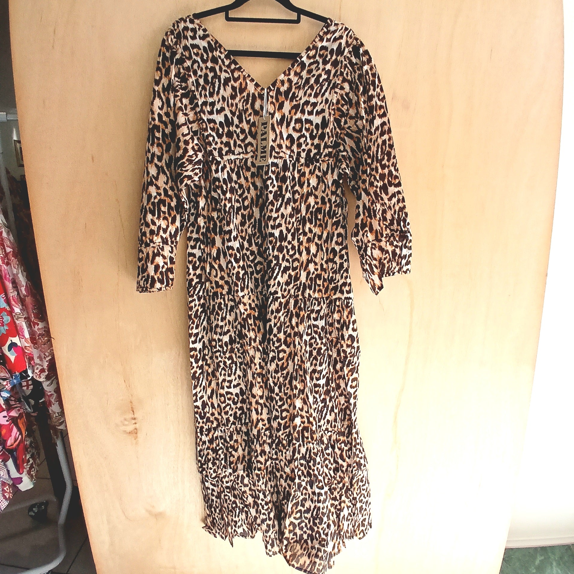 PRE-ORDER Long 3-Layered Cotton Dress 67033