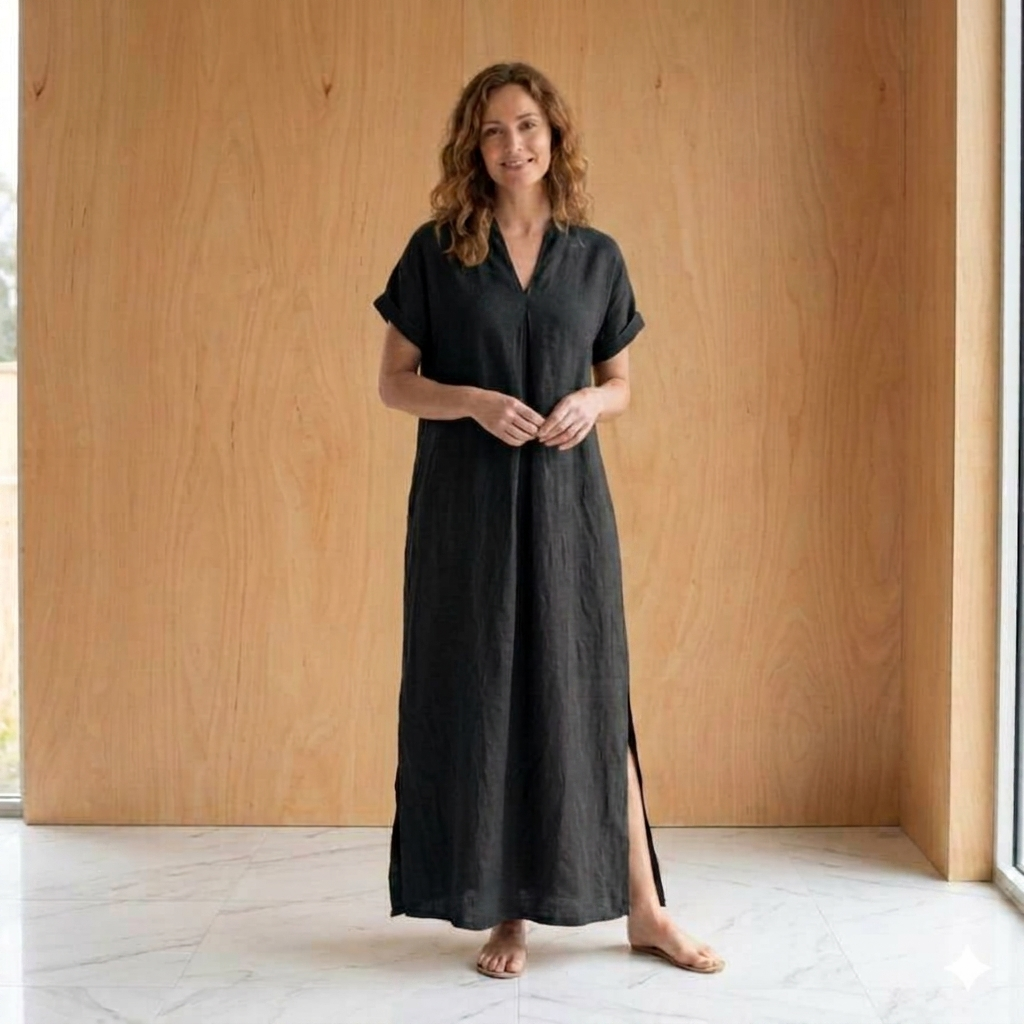 PRE-ORDER Soft Plain Breathable Dress LZ2836