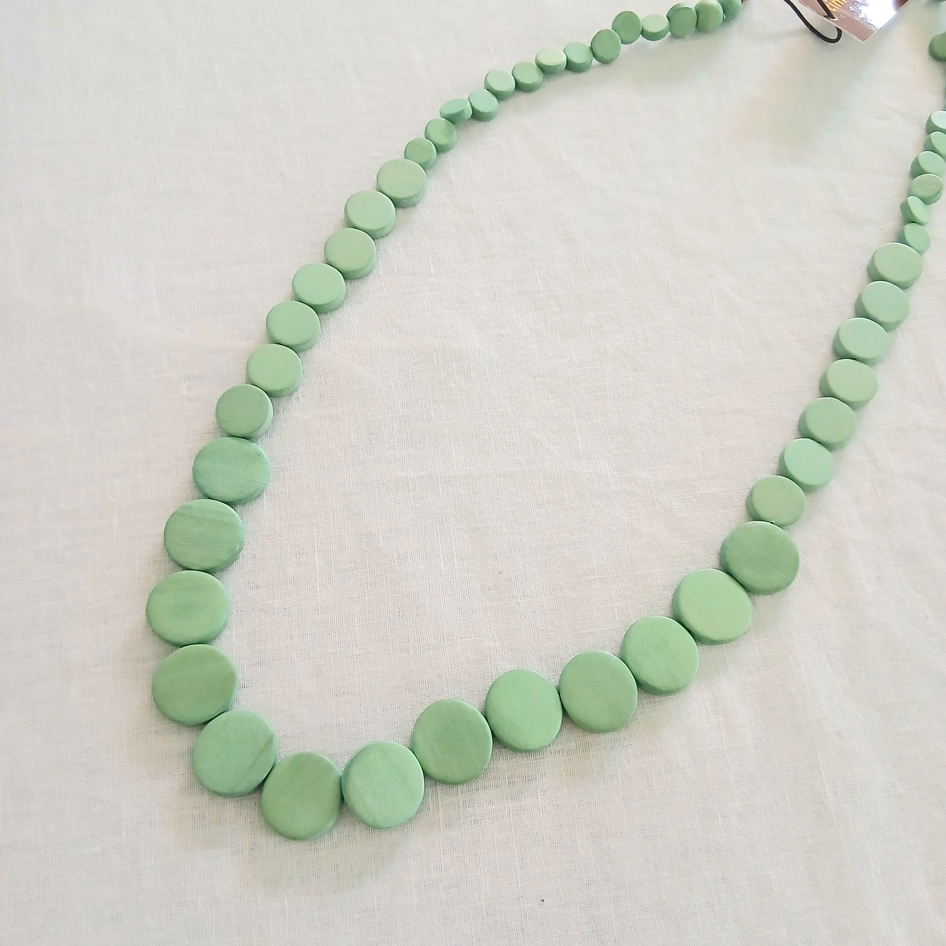 Classic Plain Wooden Bead Necklace N6-6316FY