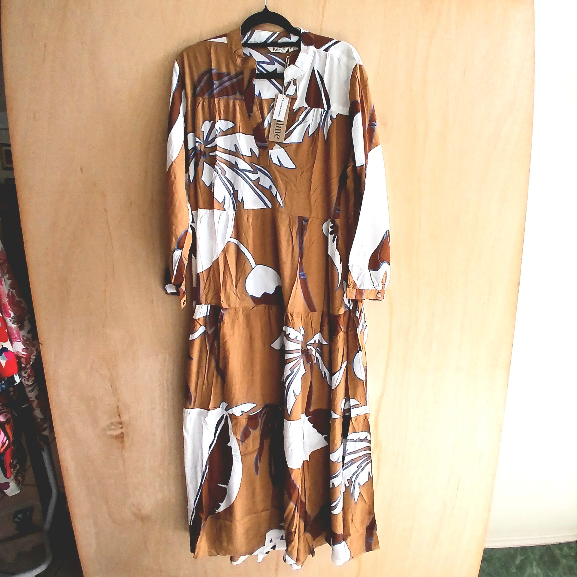 PRE-ORDER Long Summer Dress with Long Sleeves 67192