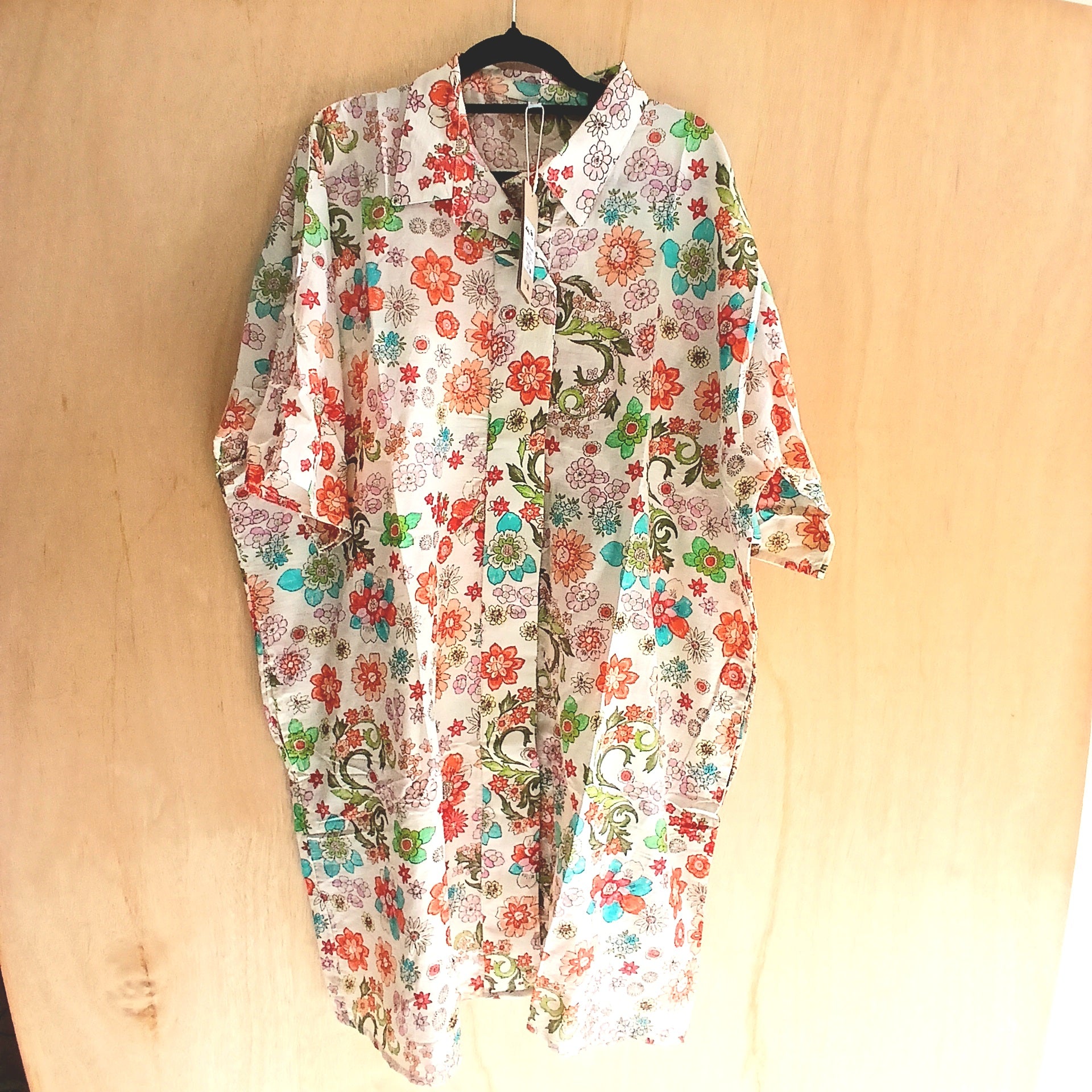 PRE-ORDER Pure Cotton Oversized Shirt 65973