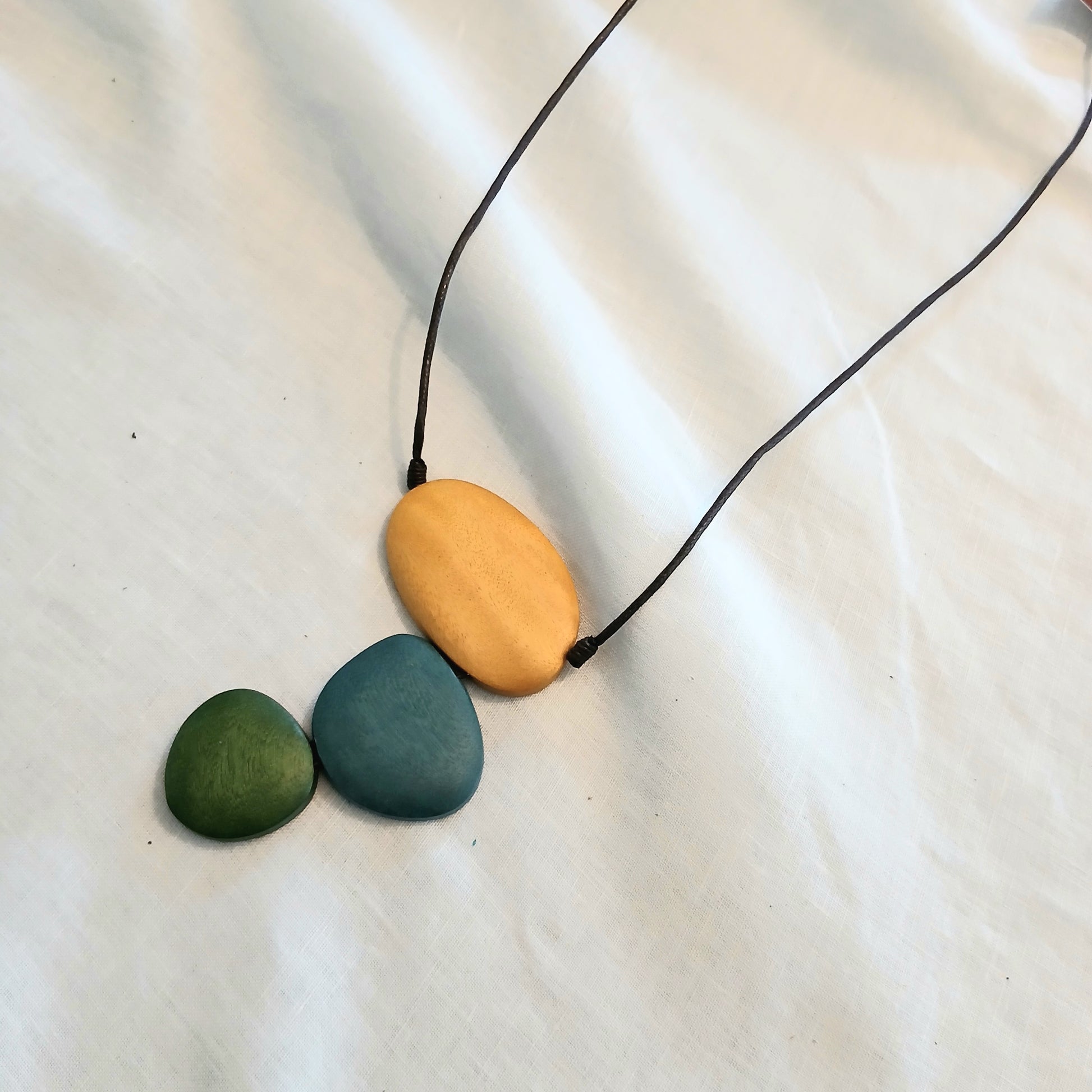 3-Tier Wooden Beaded Necklace N6-5301