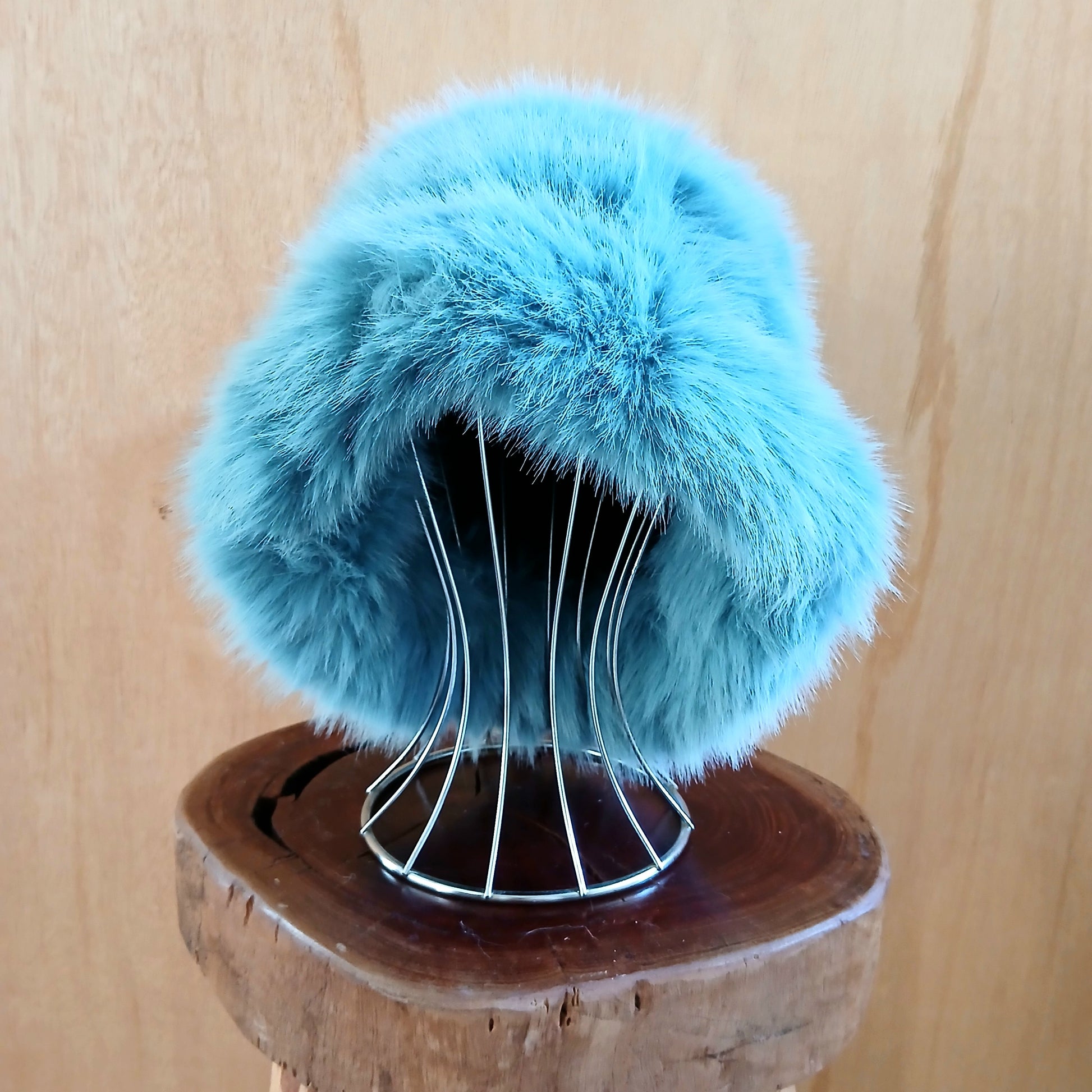 Pre-Order Extra Fluffy Faux Fur Bucket Hat Plain 7549