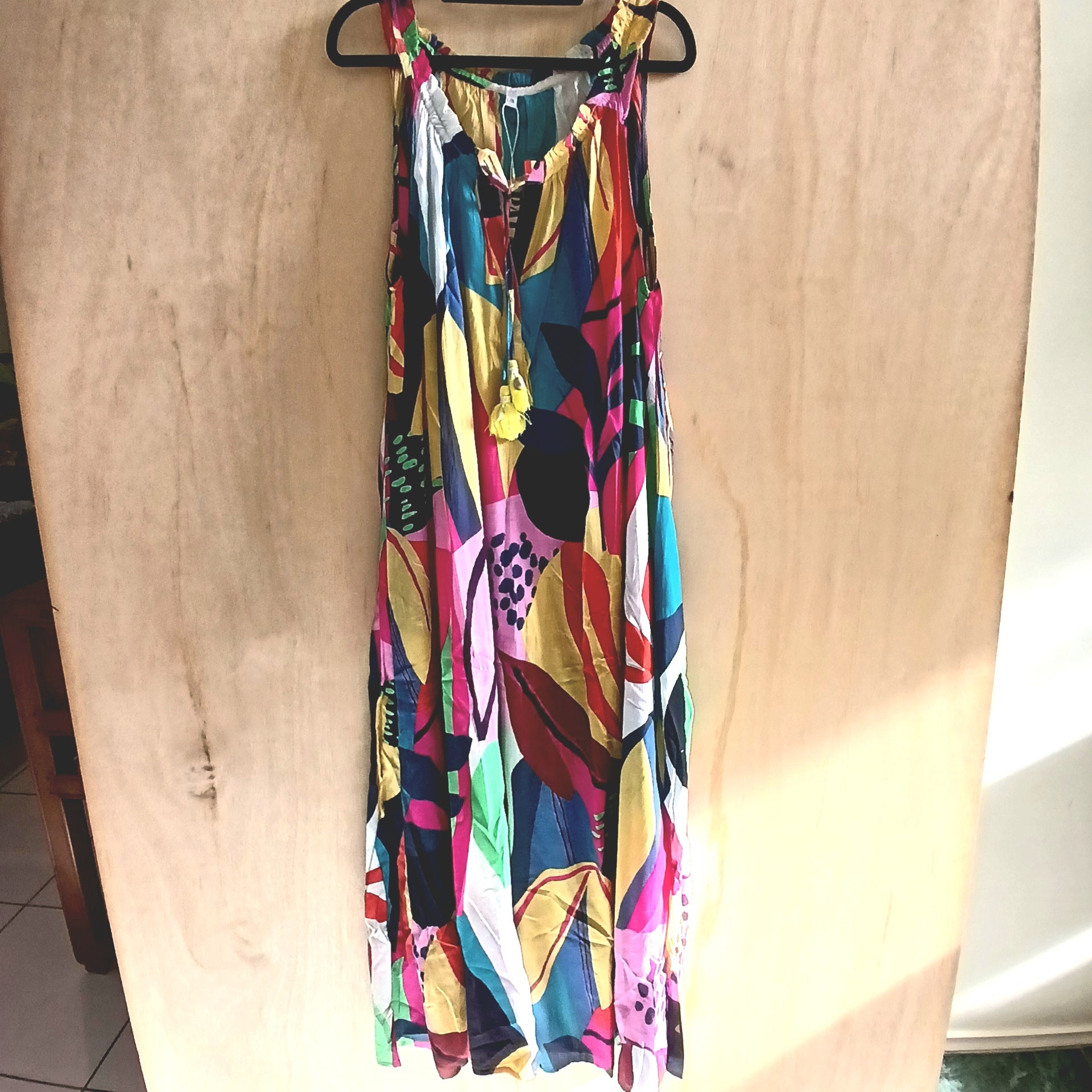 PRE-ORDER Sleeveless Long Cotton Dress 67032