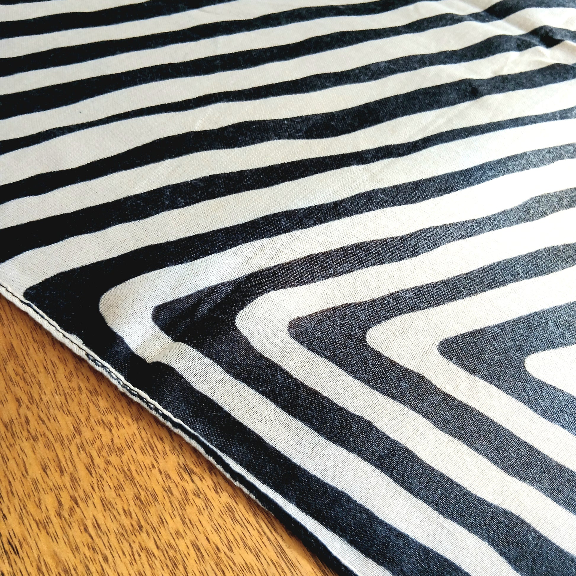 Striped Soft Touch Viscose Scarf - 332351