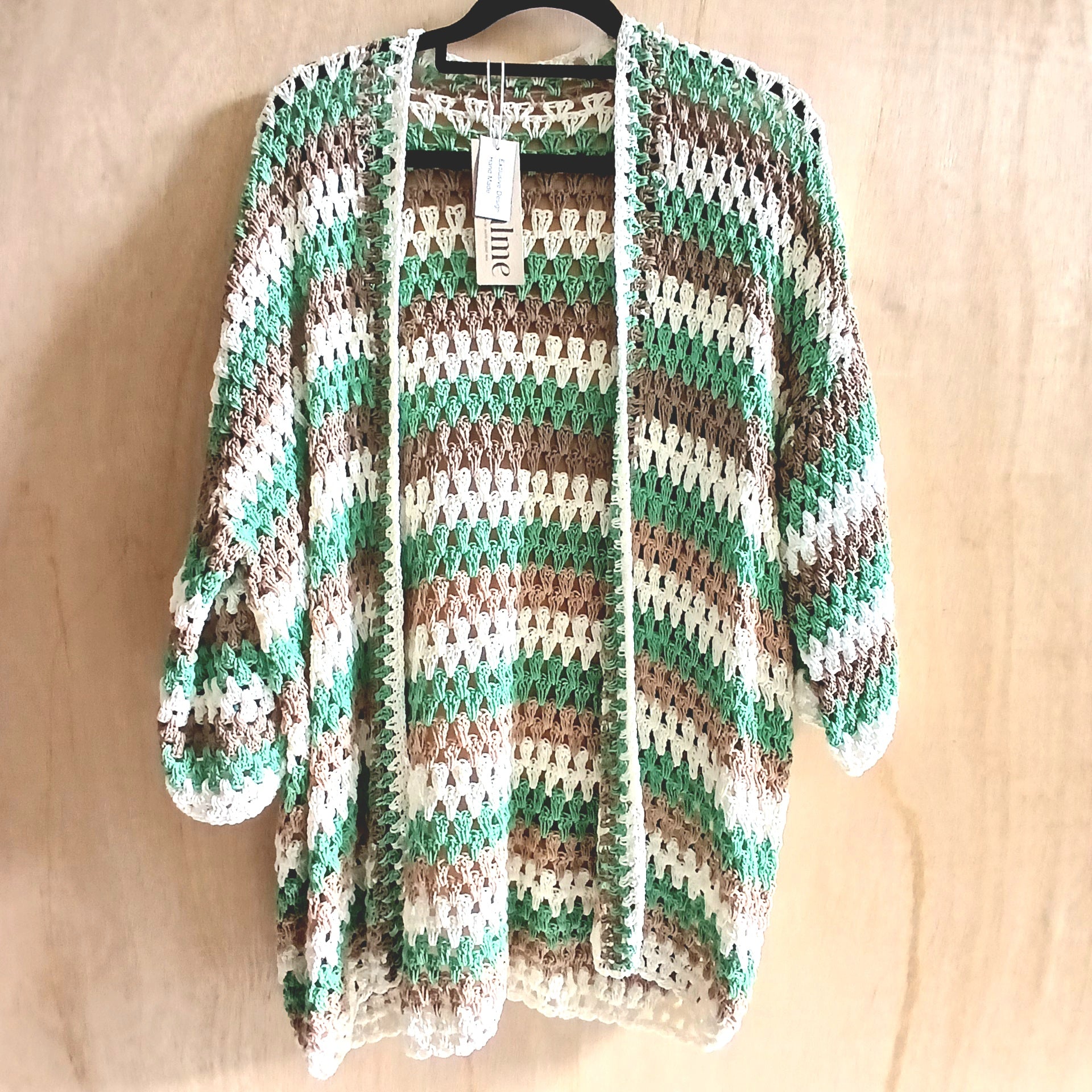 Crochet Cotton Summer Cardigan 67142