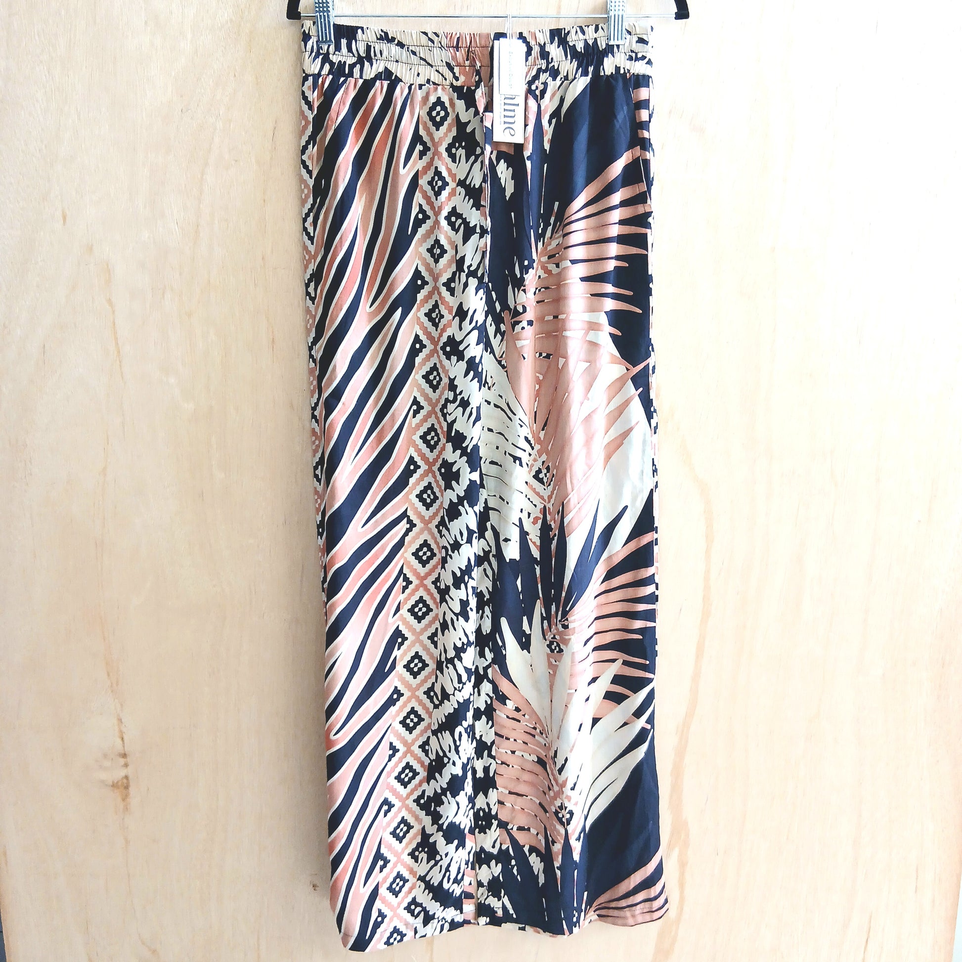 PRE-ORDER Printed Pants with Elastic Waist 66998