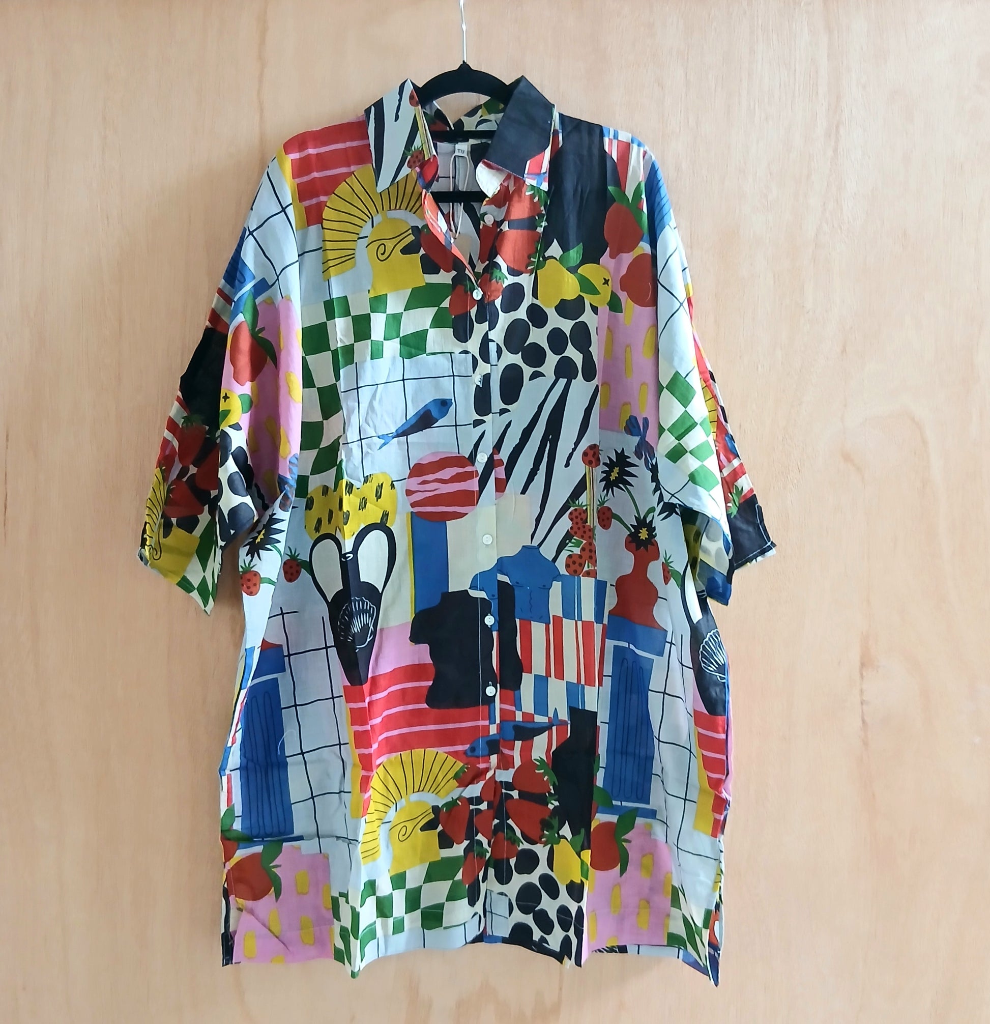 Palme Cotton Printed Maxi Shirt - 65950