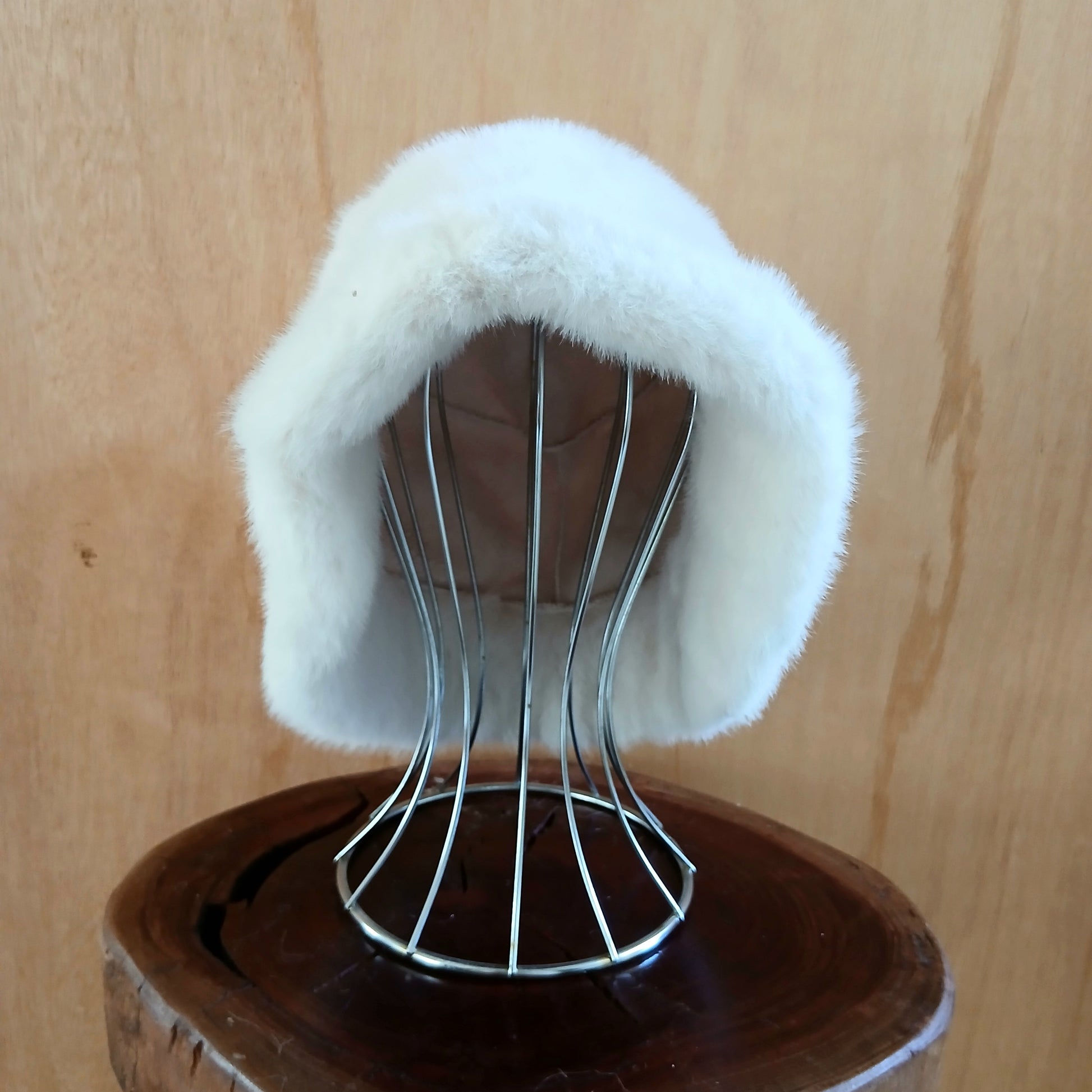 Pre-Order Faux Fur Classic Bucket Hat Plain 7531