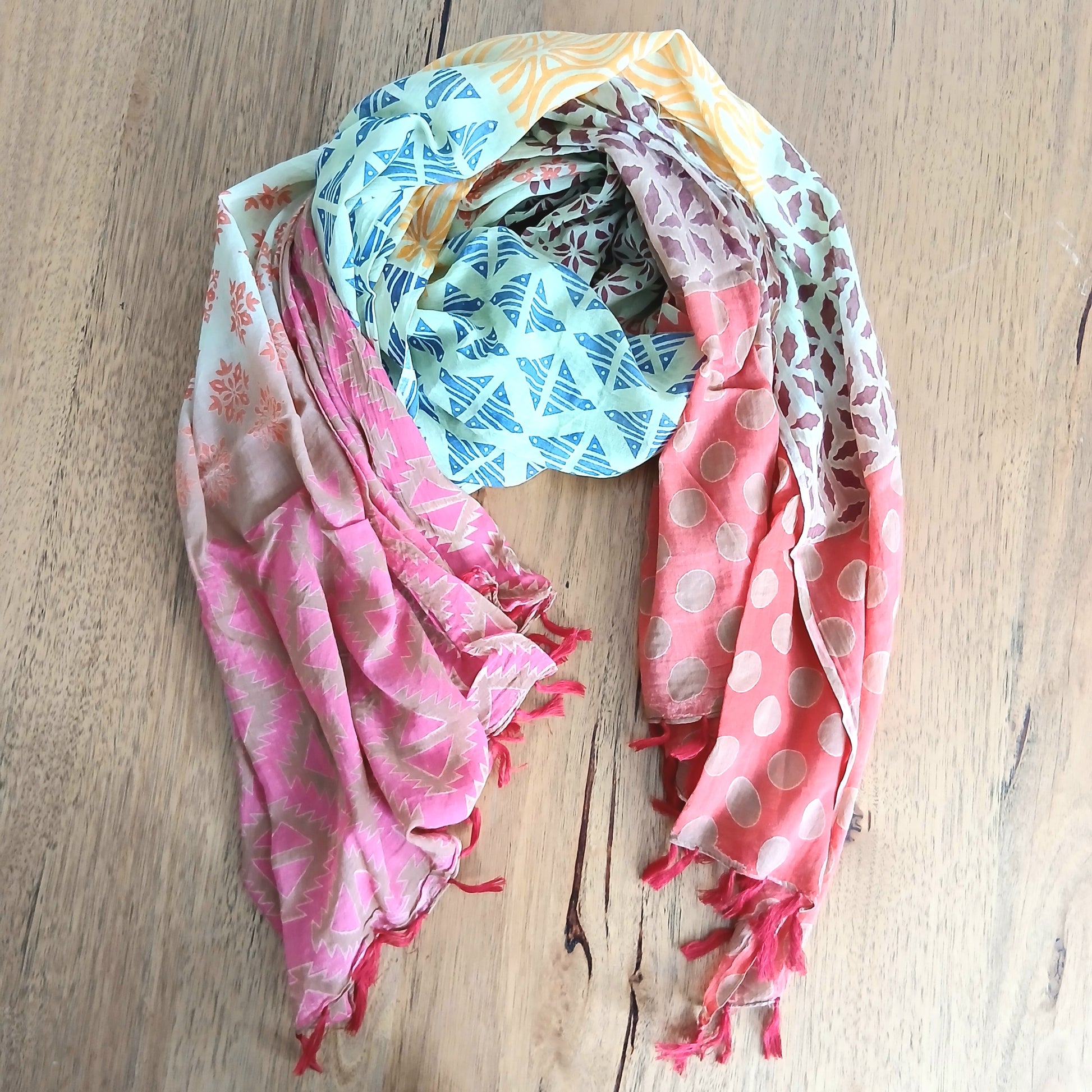Multi Patterned and Coloured Scarf 66233