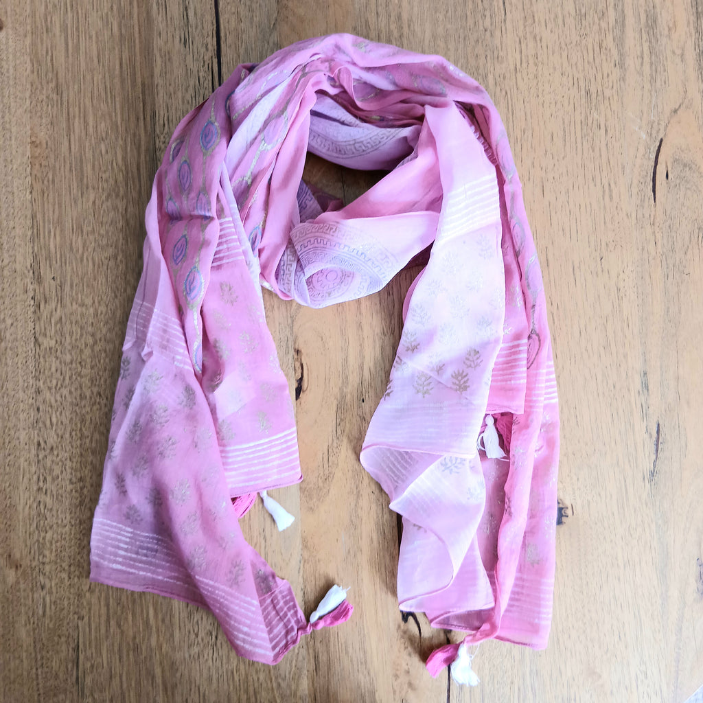 Pink Cotton Scarf 65772