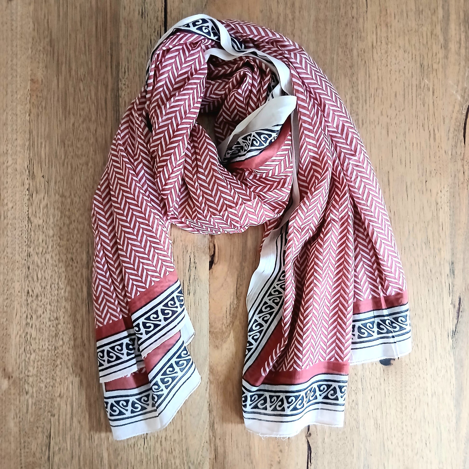 PRE-ORDER 2 Toned Cotton Scarf 65154
