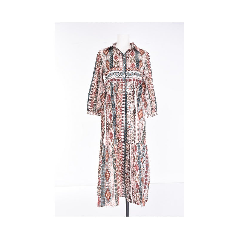 PRE-ORDER Short Printed Summer Dress Dress 65958