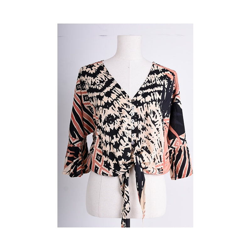 PRE-ORDER Light Summer Top with Wrap 66992
