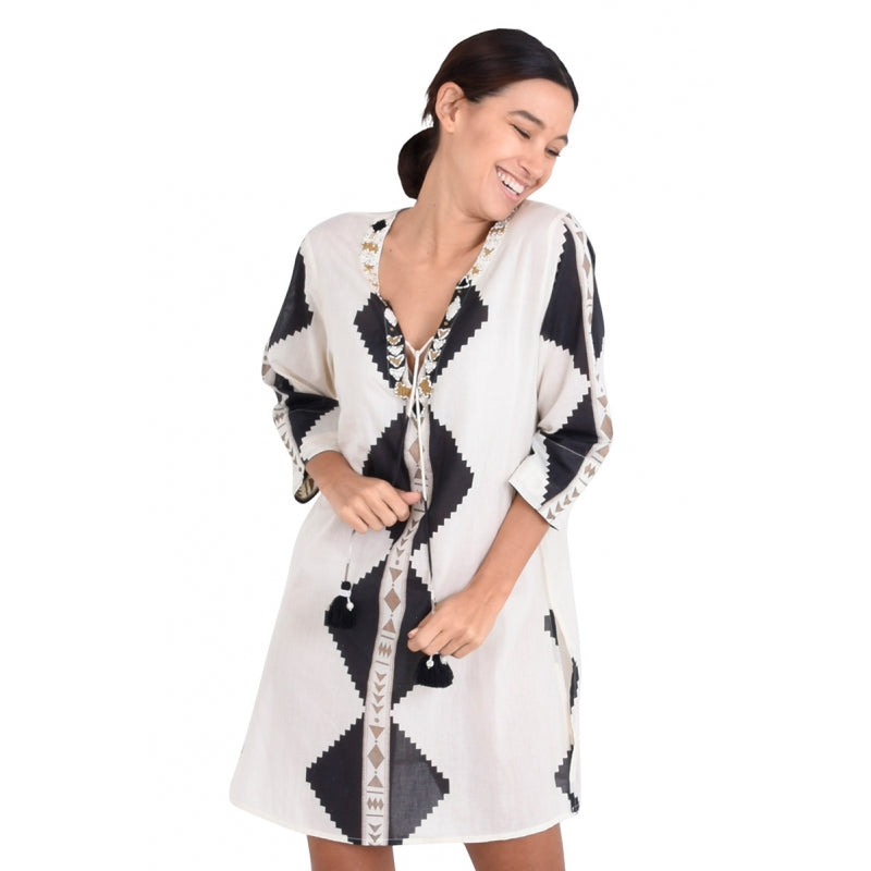 PRE-ORDER V-Neck Cotton Tunic 67036