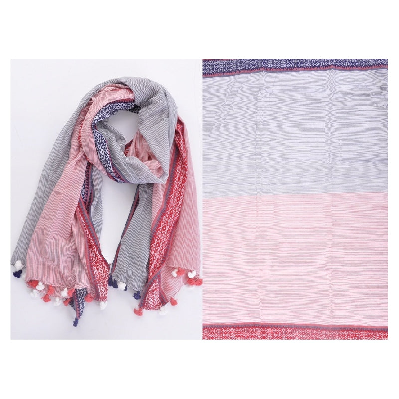 PRE-ORDER Woven Cotton Scarf 53094