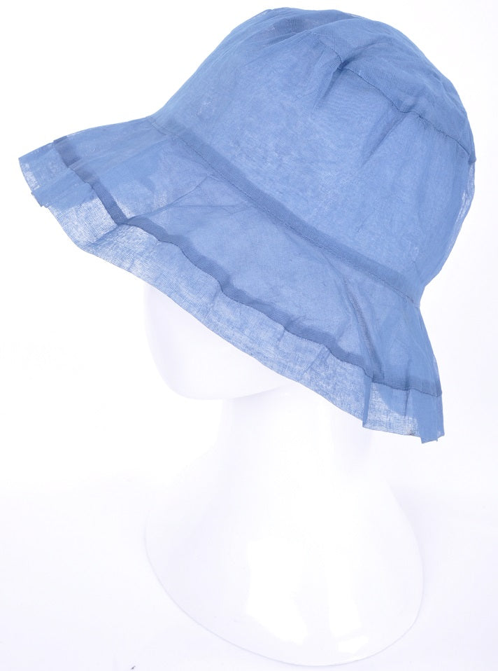 Cotton Foldable Hat - Bleu Clair
