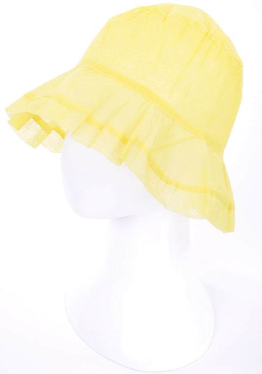 Cotton Foldable Hat - Jaune Clair