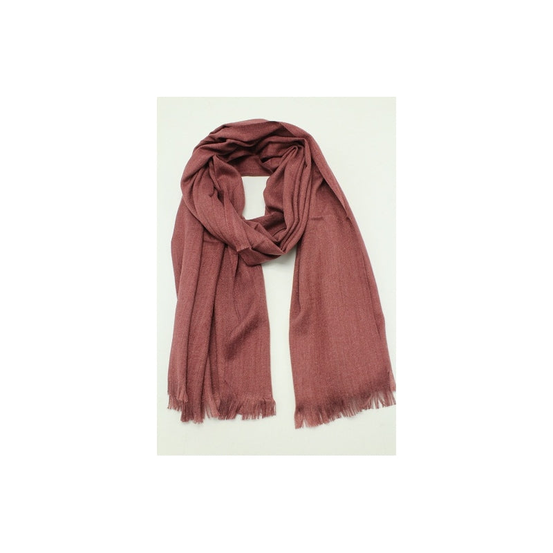 Rose Clair Solid Color Soft Scarf