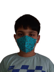 Non-Woven Boys Printed Mask - Pack of 10 (Medium fits 10-16 years)