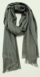 Gris Clair Solid Color Soft Scarf