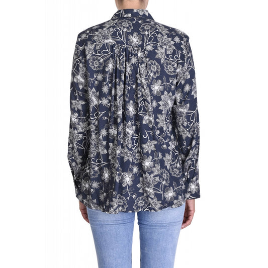 Gris Fonce Viscose Printed Shirt