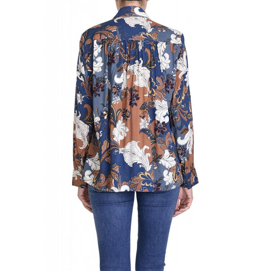 Multi Fonce Viscose Printed Shirt