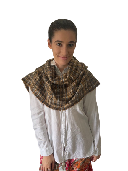 Soft Touch Tartan Check Scarf