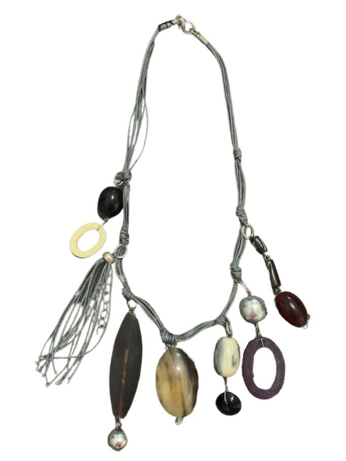 Whimsical Blend of Beads Necklace NC-12585