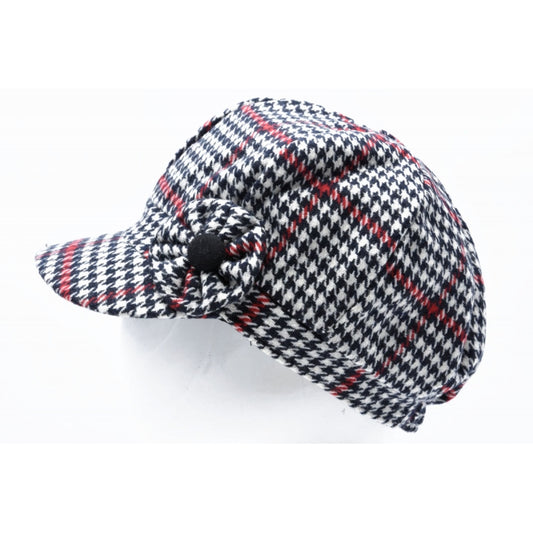 Prince of wales check cap