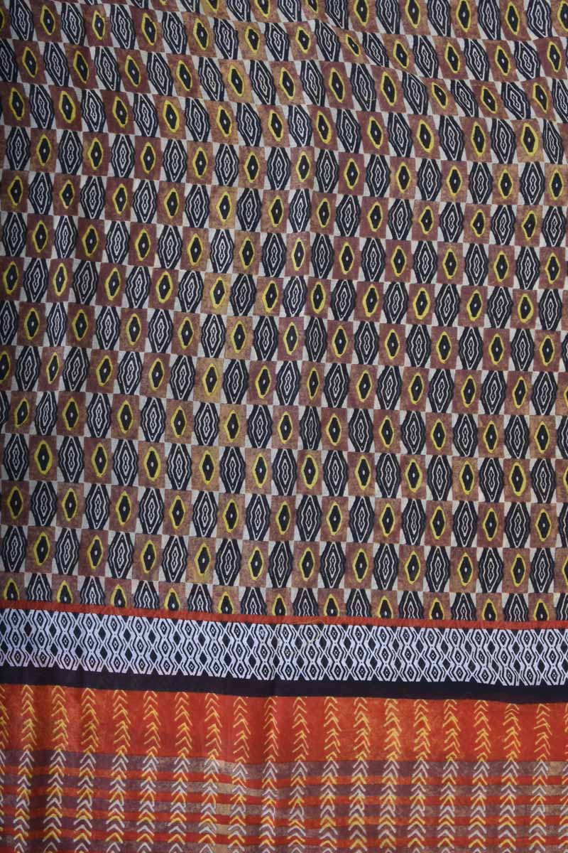 Geometric Stripes Pure Cotton Scarf 61876