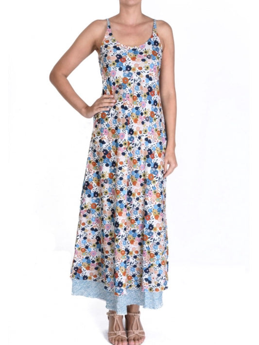 Palme Reversible Cotton Dress S/M - Light Blue
