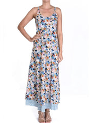 Palme Reversible Cotton Dress L/XL - Light Blue