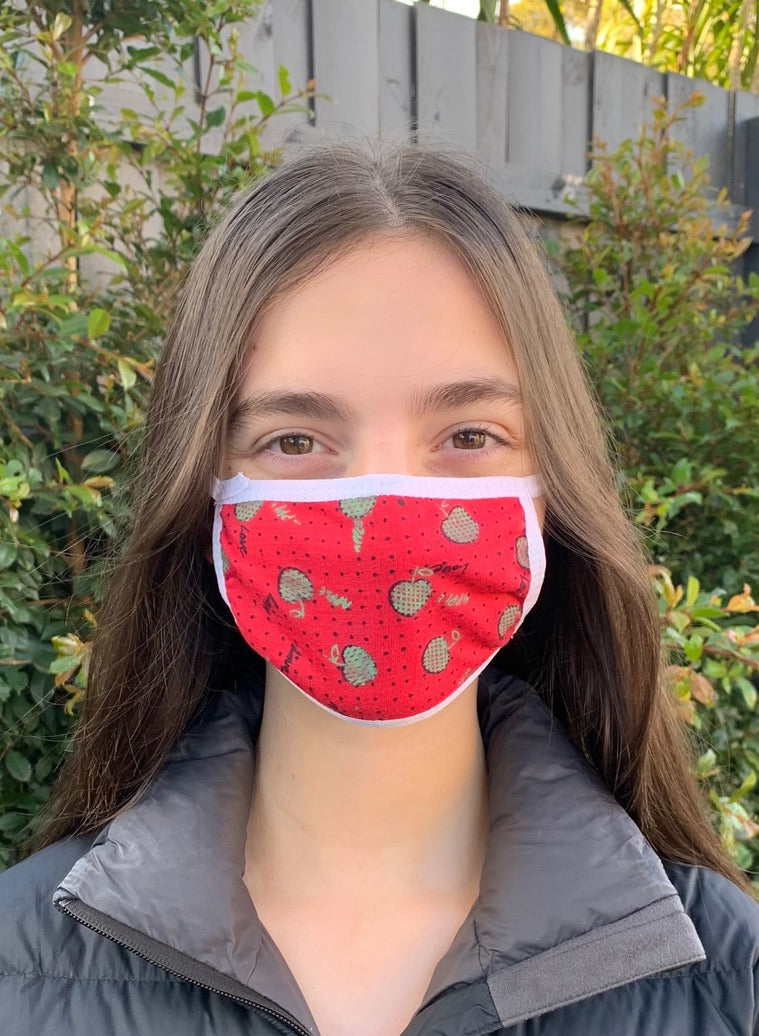 2 Layer Cotton Jersey Mask - smaller fit