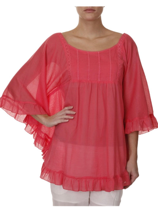 Palme Cotton Swing Top - Pink